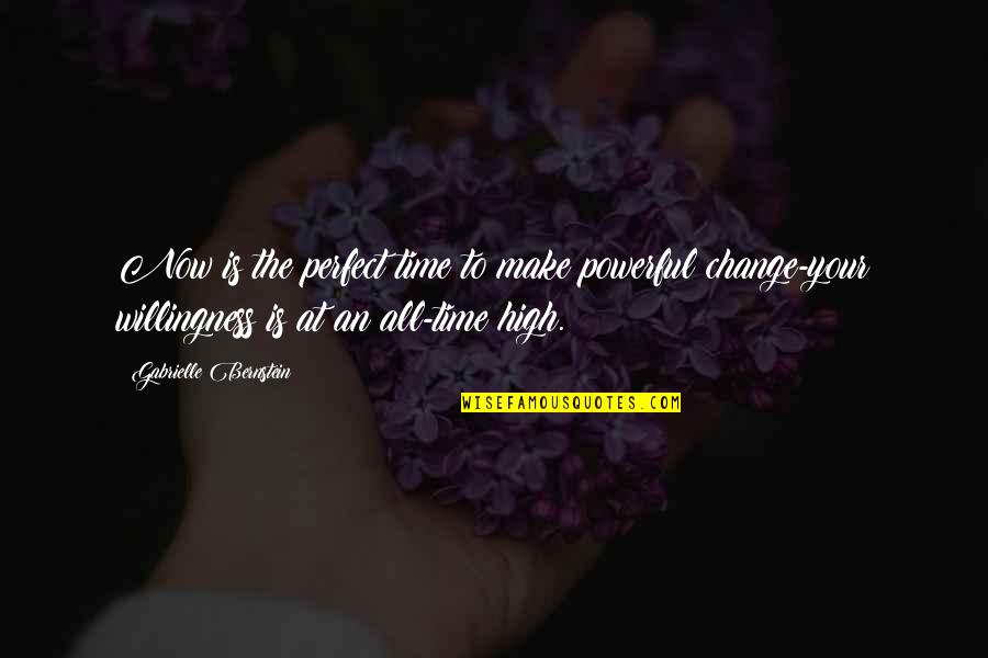 Caveny International Quotes By Gabrielle Bernstein: Now is the perfect time to make powerful
