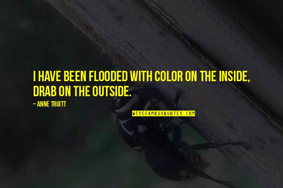 Cedars Lebanon Quotes By Anne Truitt: I have been flooded with color on the