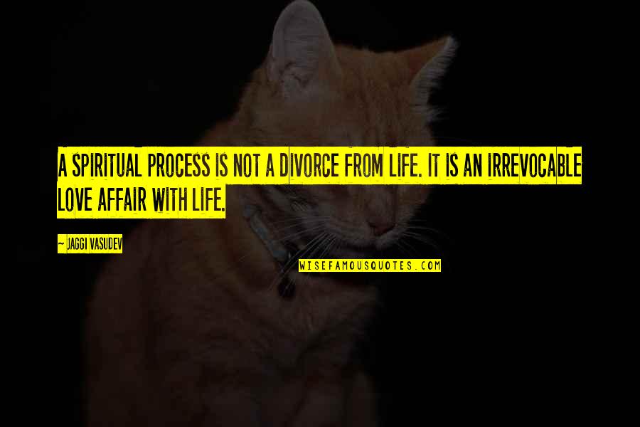 Cegielka Pomaranczowa Quotes By Jaggi Vasudev: A spiritual process is not a divorce from Cegielka Pomaranczowa Quotes By Jaggi Vasudev: A spiritual process is not a divorce from