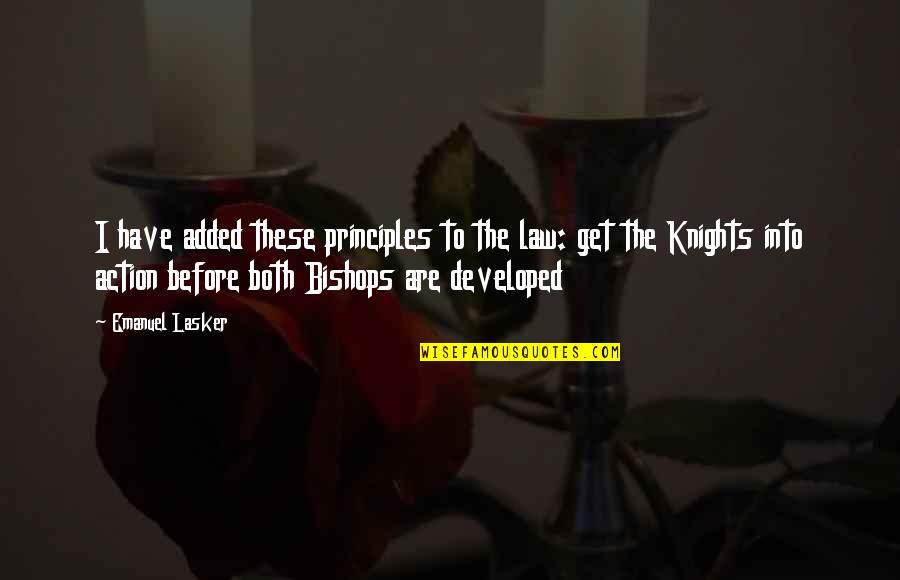Celdas Unitarias Quotes By Emanuel Lasker: I have added these principles to the law: Celdas Unitarias Quotes By Emanuel Lasker: I have added these principles to the law: