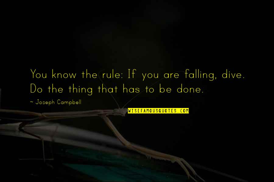 Celebrating Chinese New Year Quotes By Joseph Campbell: You know the rule: If you are falling,