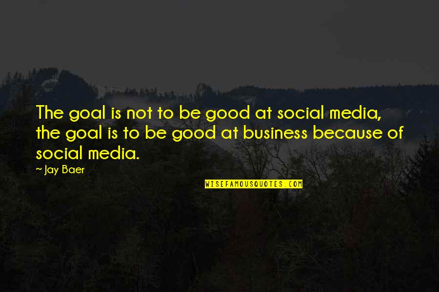 Celebrating Family Quotes By Jay Baer: The goal is not to be good at