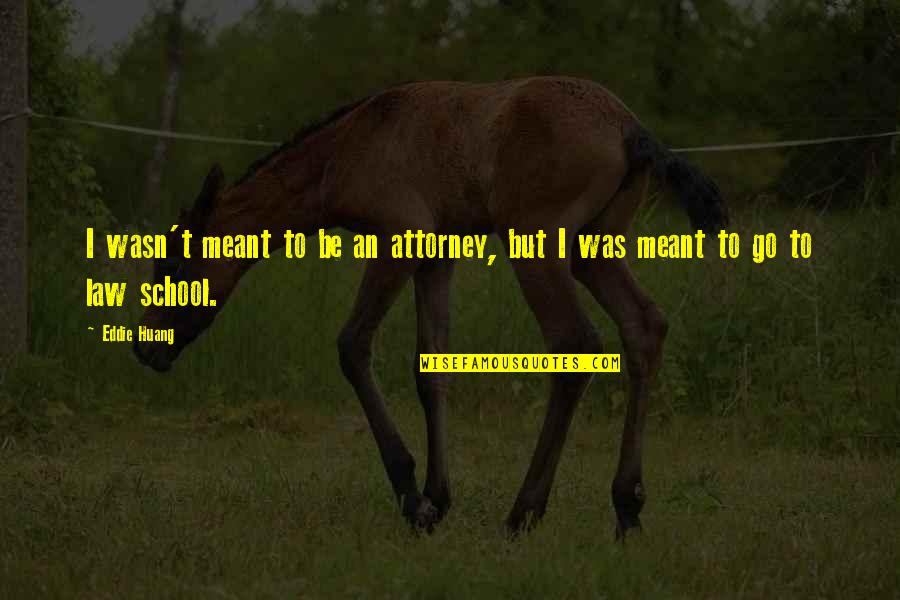 Celia Sanchez Quotes By Eddie Huang: I wasn't meant to be an attorney, but
