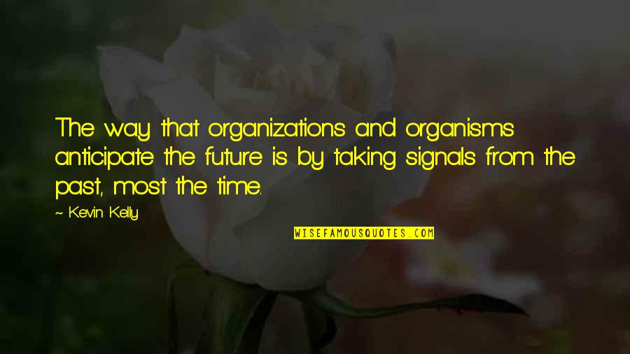 Cemented Knee Quotes By Kevin Kelly: The way that organizations and organisms anticipate the Cemented Knee Quotes By Kevin Kelly: The way that organizations and organisms anticipate the
