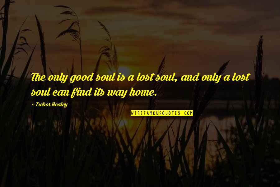 Centerfold Quotes By Trebor Healey: The only good soul is a lost soul,