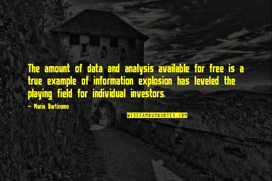 Ceremonially Impure Quotes By Maria Bartiromo: The amount of data and analysis available for
