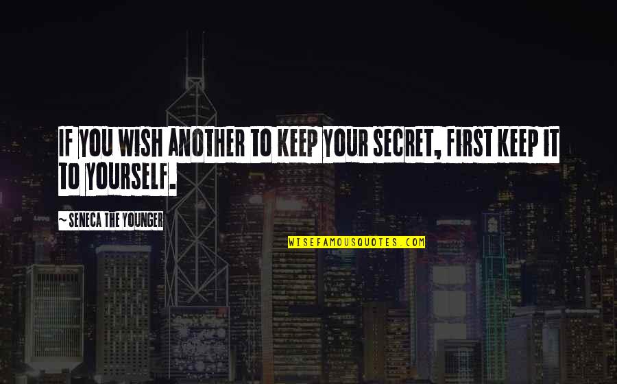 Ceslovas Kudaba Quotes By Seneca The Younger: If you wish another to keep your secret,
