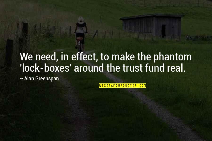 Cevapro Quotes By Alan Greenspan: We need, in effect, to make the phantom