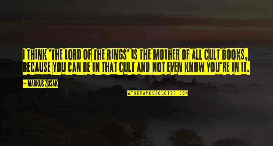 Chale Aana Quotes By Markus Zusak: I think 'The Lord Of The Rings' is Chale Aana Quotes By Markus Zusak: I think 'The Lord Of The Rings' is