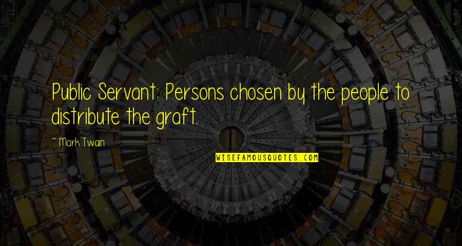 Chandni Quotes By Mark Twain: Public Servant: Persons chosen by the people to