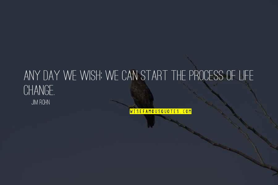 Chandrasekaran Rochester Quotes By Jim Rohn: Any day we wish; we can start the