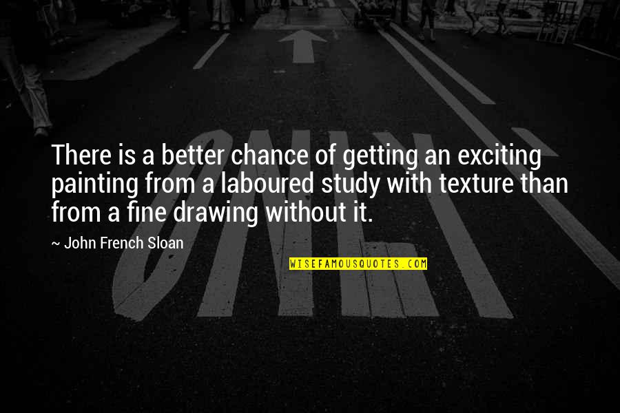 Chandrasekhar Quotes By John French Sloan: There is a better chance of getting an