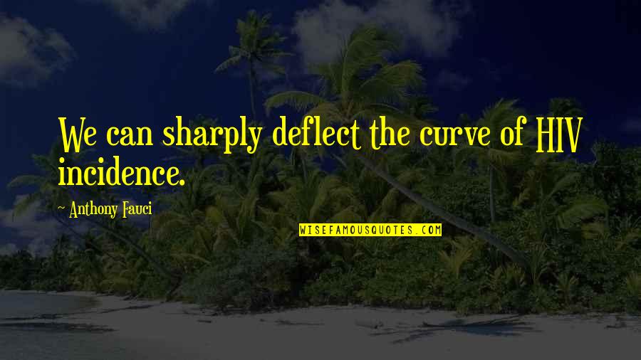 Change Helps You Grow Quotes By Anthony Fauci: We can sharply deflect the curve of HIV Change Helps You Grow Quotes By Anthony Fauci: We can sharply deflect the curve of HIV