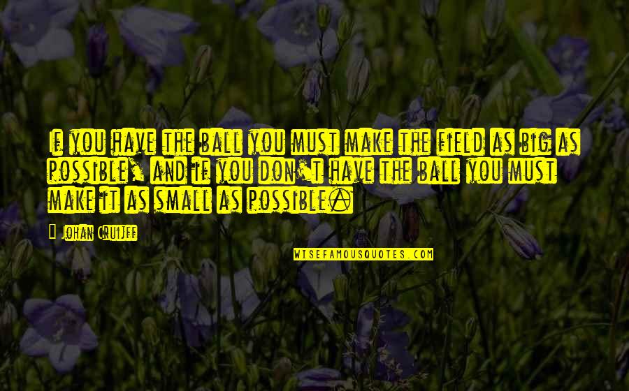 Change Is Not Possible Quotes By Johan Cruijff: If you have the ball you must make Change Is Not Possible Quotes By Johan Cruijff: If you have the ball you must make