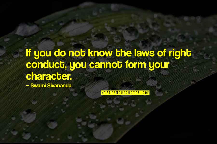 Change Through Education Quotes By Swami Sivananda: If you do not know the laws of