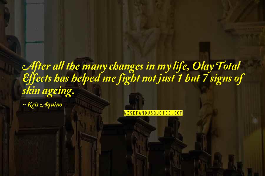 Changes In Life Quotes By Kris Aquino: After all the many changes in my life,