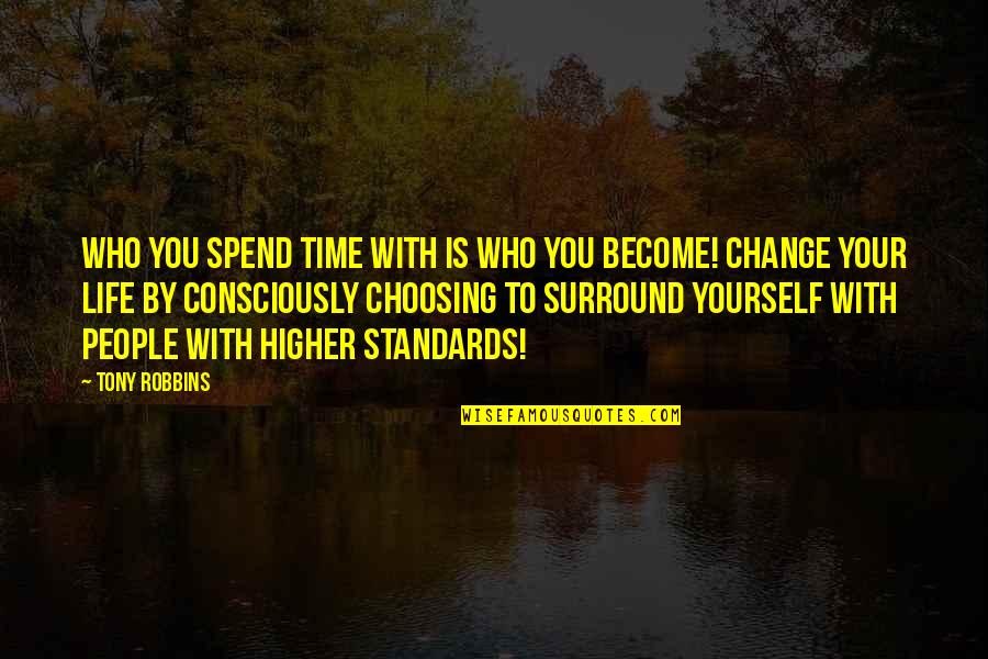 Changing People's Life Quotes By Tony Robbins: Who you spend time with is who you