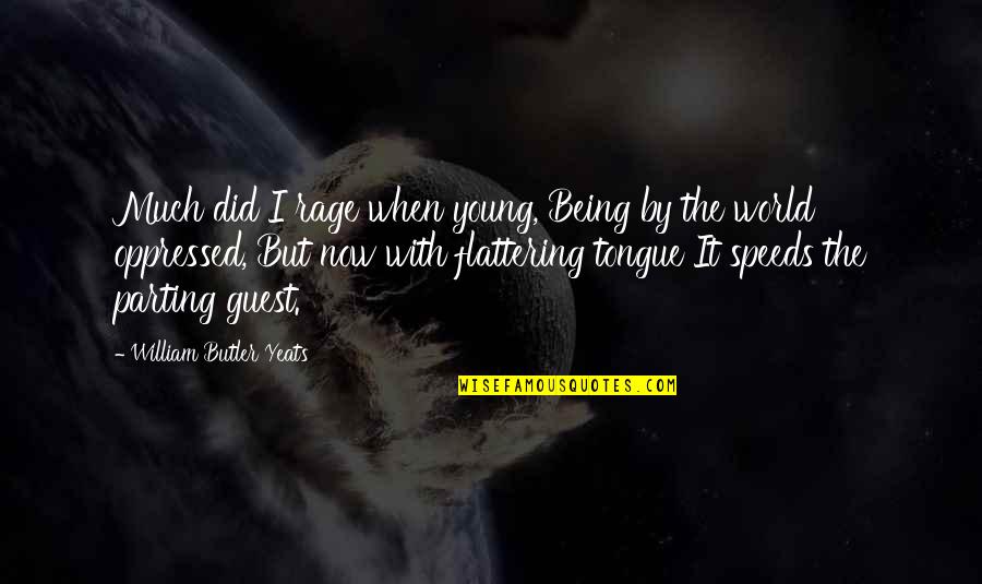 Changing Peoples Minds Quotes By William Butler Yeats: Much did I rage when young, Being by