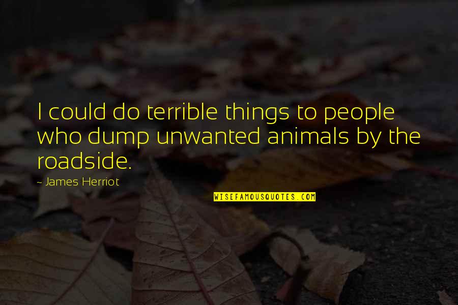 Changing Your Behavior Quotes By James Herriot: I could do terrible things to people who