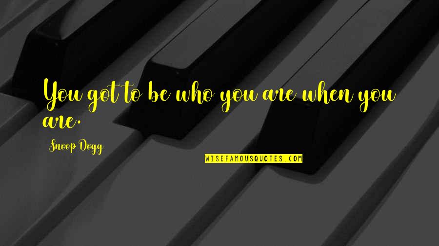 Chansey Pixelmon Quotes By Snoop Dogg: You got to be who you are when Chansey Pixelmon Quotes By Snoop Dogg: You got to be who you are when