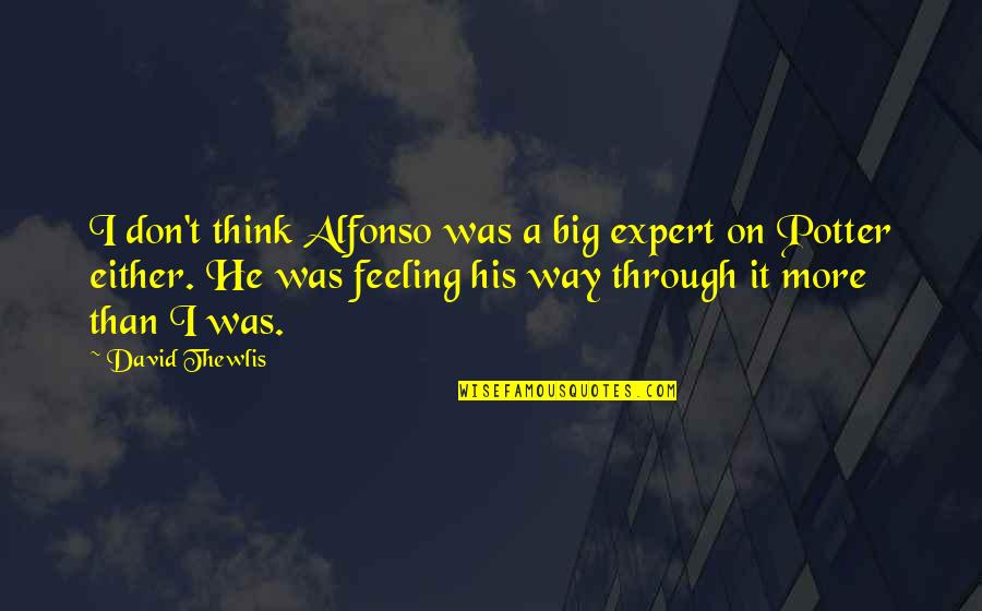 Chaperone Movie Quotes By David Thewlis: I don't think Alfonso was a big expert Chaperone Movie Quotes By David Thewlis: I don't think Alfonso was a big expert
