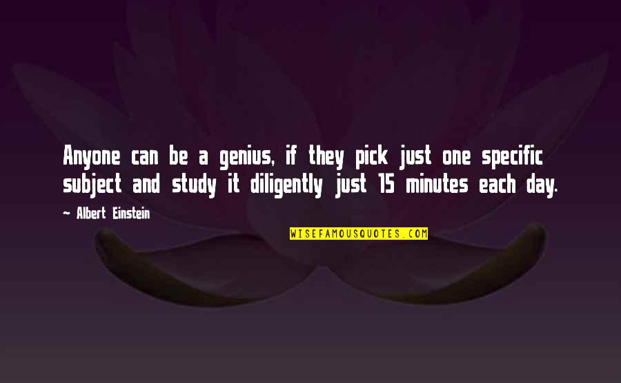 Chapko Lewis Quotes By Albert Einstein: Anyone can be a genius, if they pick