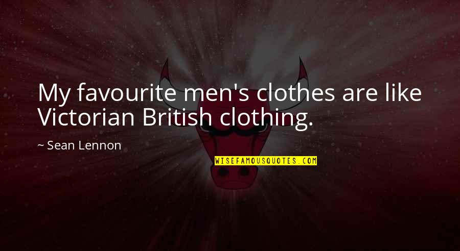 Characters In To Kill A Mockingbird Quotes By Sean Lennon: My favourite men's clothes are like Victorian British