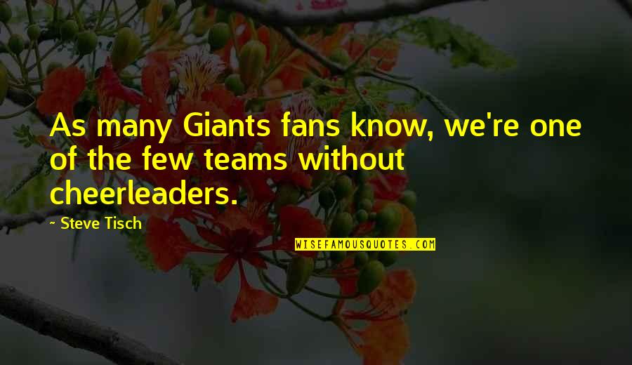 Charge Brendon Burchard Quotes By Steve Tisch: As many Giants fans know, we're one of