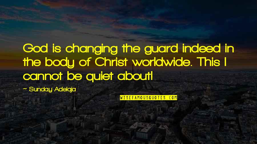 Charging More Than Quotes By Sunday Adelaja: God is changing the guard indeed in the