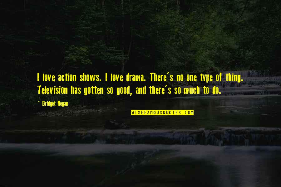 Charlaps Boston Quotes By Bridget Regan: I love action shows. I love drama. There's Charlaps Boston Quotes By Bridget Regan: I love action shows. I love drama. There's