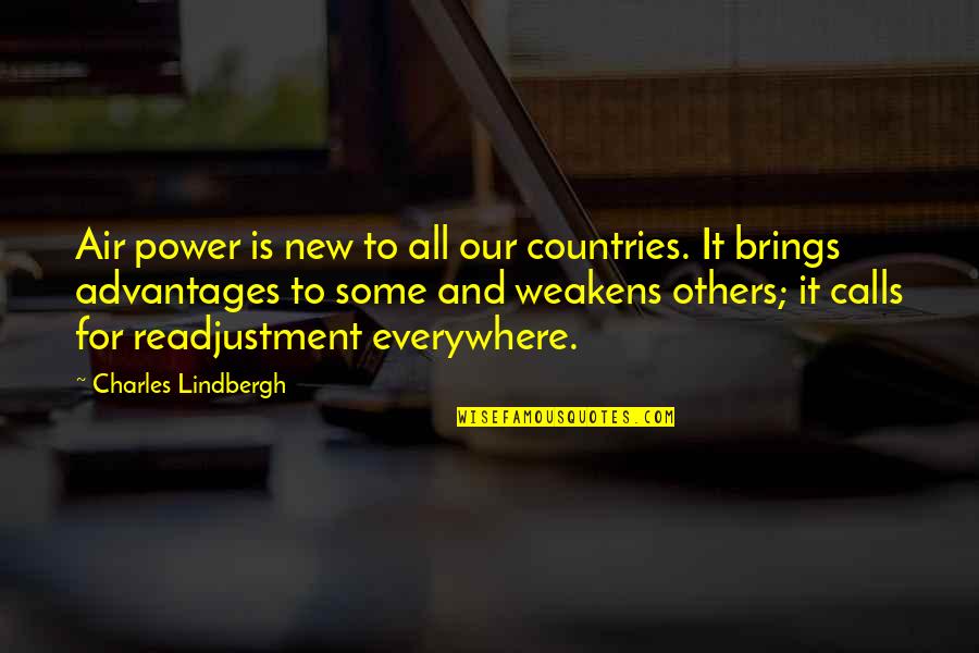 Charles Lindbergh Quotes By Charles Lindbergh: Air power is new to all our countries.