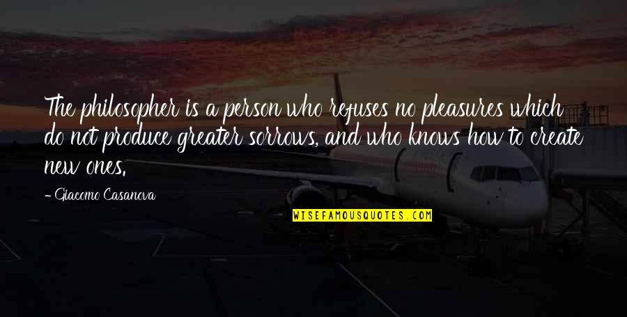 Charles Wilkes Quotes By Giacomo Casanova: The philosopher is a person who refuses no