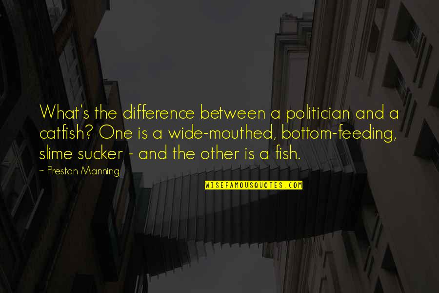 Charlie Brown Redhead Quotes By Preston Manning: What's the difference between a politician and a