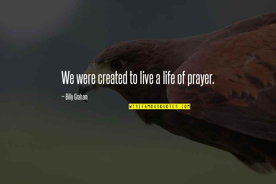 Charter Of Rights And Freedoms Quotes By Billy Graham: We were created to live a life of