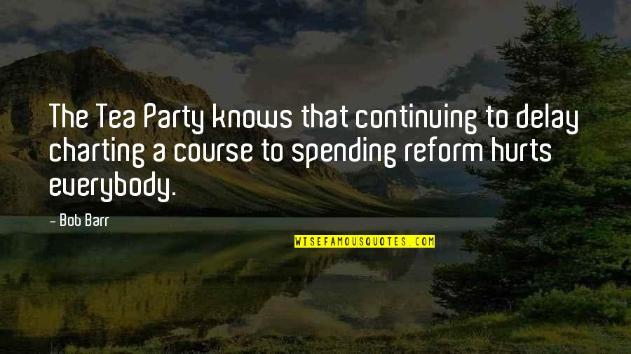 Charting Quotes By Bob Barr: The Tea Party knows that continuing to delay