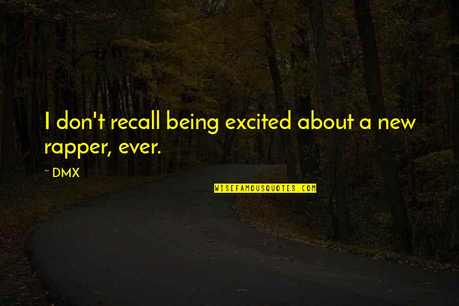 Chattrisse Dolabailles Height Quotes By DMX: I don't recall being excited about a new
