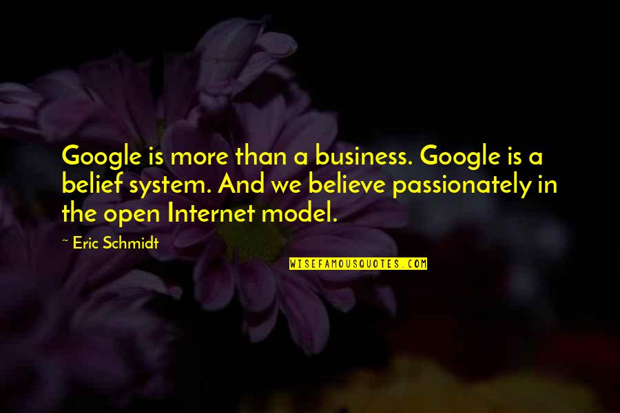 Chauhan Family Quotes By Eric Schmidt: Google is more than a business. Google is