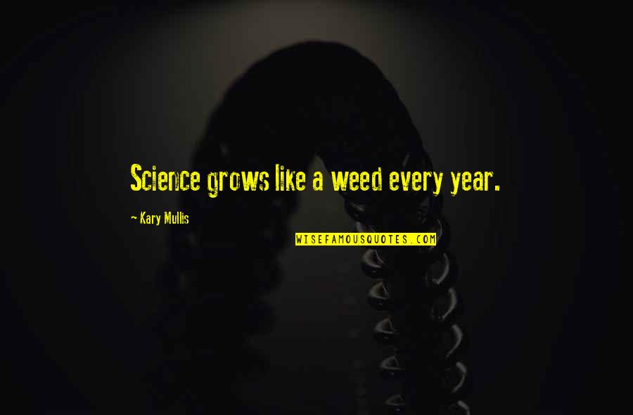 Chayut Triyacharts Height Quotes By Kary Mullis: Science grows like a weed every year. Chayut Triyacharts Height Quotes By Kary Mullis: Science grows like a weed every year.