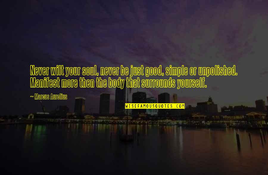 Cheap Personalised Wall Quotes By Marcus Aurelius: Never wilt your soul, never be just good,