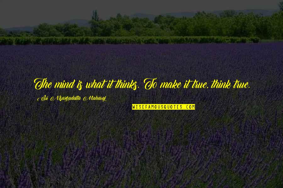 Cheaper By The Dozen Kate Quotes By Sri Nisargadatta Maharaj: The mind is what it thinks. To make Cheaper By The Dozen Kate Quotes By Sri Nisargadatta Maharaj: The mind is what it thinks. To make