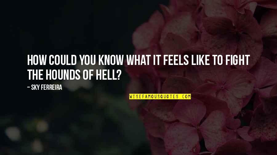 Cheating With A Married Woman Quotes By Sky Ferreira: How could you know what it feels like