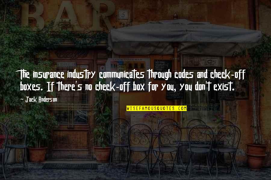 Check All Insurance Quotes By Jack Anderson: The insurance industry communicates through codes and check-off Check All Insurance Quotes By Jack Anderson: The insurance industry communicates through codes and check-off