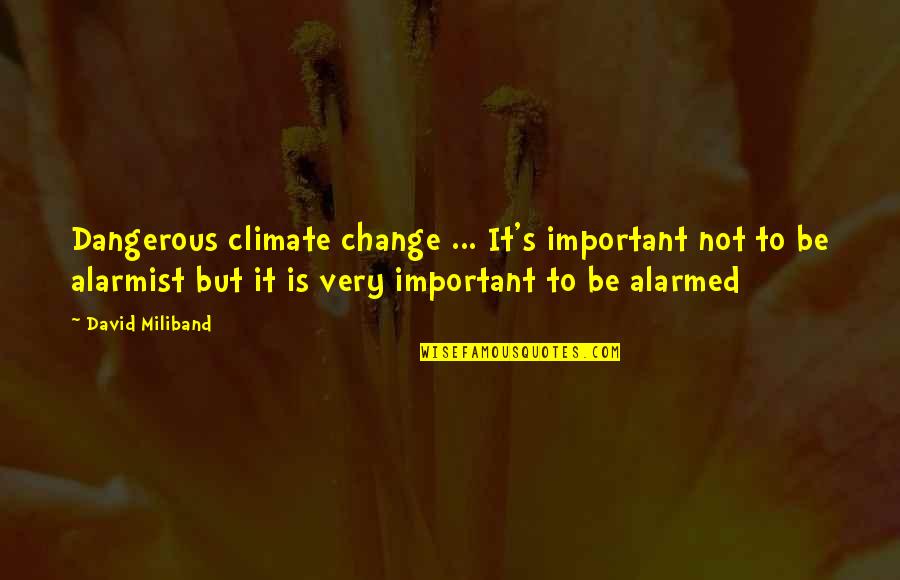 Checklist Of Love Over Life Quotes By David Miliband: Dangerous climate change ... It's important not to Checklist Of Love Over Life Quotes By David Miliband: Dangerous climate change ... It's important not to