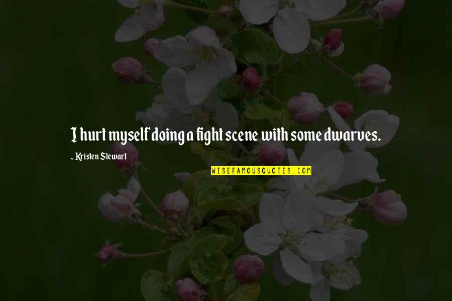 Chelada Recipe Quotes By Kristen Stewart: I hurt myself doing a fight scene with Chelada Recipe Quotes By Kristen Stewart: I hurt myself doing a fight scene with