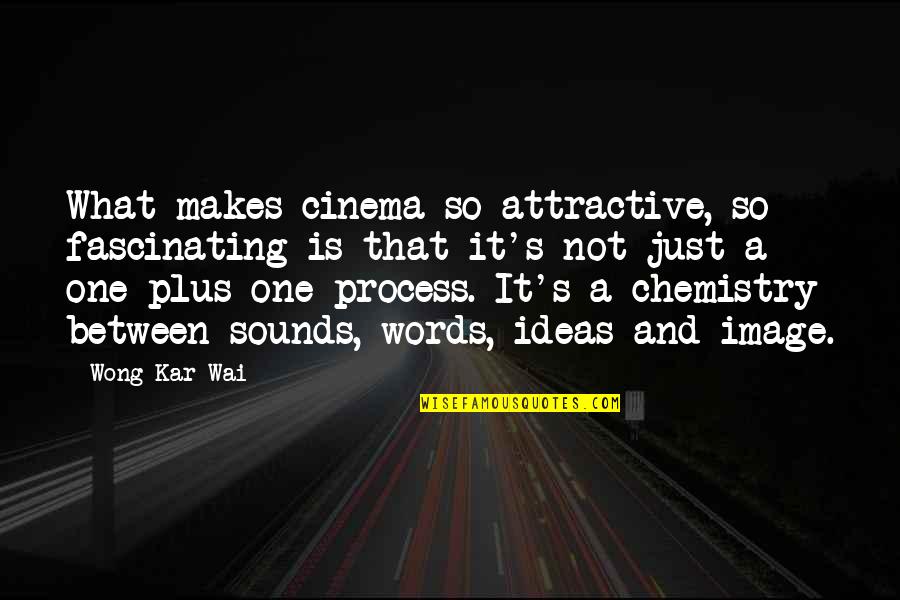 Chemistry Quotes By Wong Kar-Wai: What makes cinema so attractive, so fascinating is