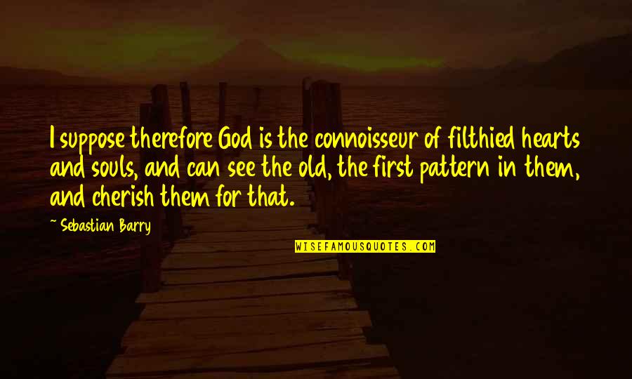 Cherish'd Quotes By Sebastian Barry: I suppose therefore God is the connoisseur of