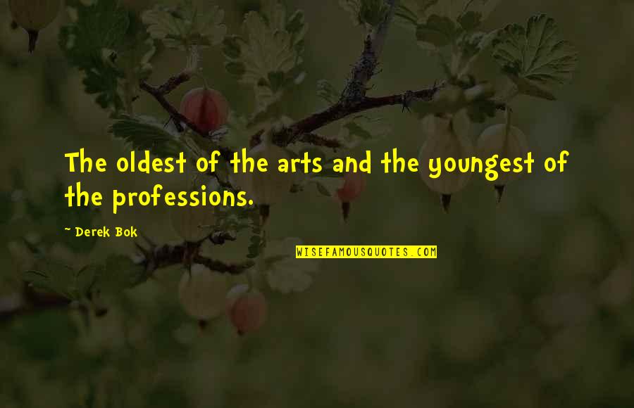 Chhoun Sreymao Quotes By Derek Bok: The oldest of the arts and the youngest