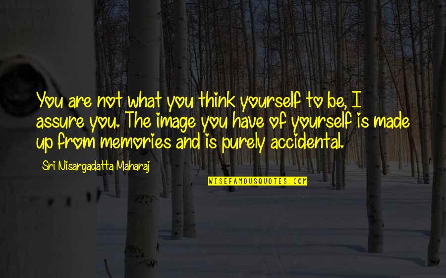 Chicka Quotes By Sri Nisargadatta Maharaj: You are not what you think yourself to