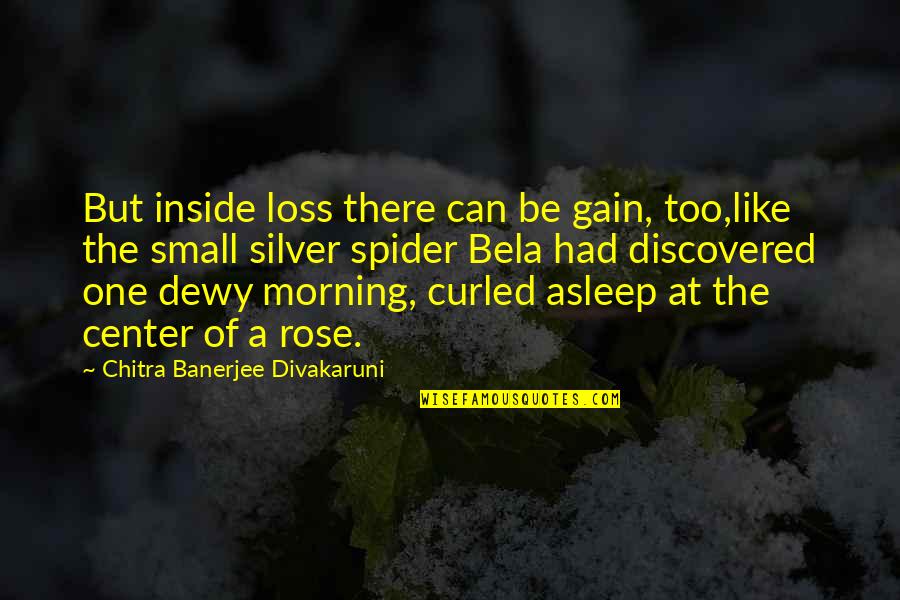 Child Loss Quotes By Chitra Banerjee Divakaruni: But inside loss there can be gain, too,like