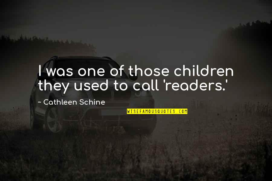 Children One Quotes By Cathleen Schine: I was one of those children they used